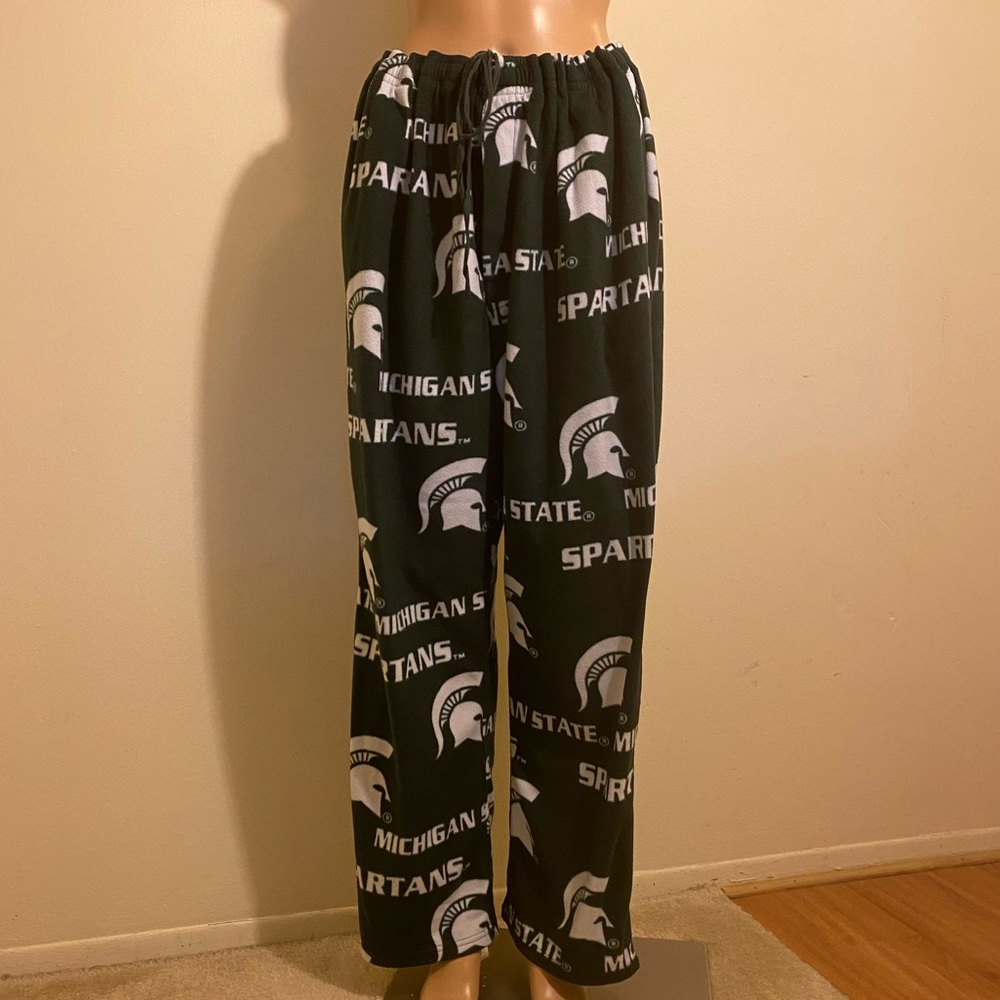 Michigan State Spartans Flannel Lounge Bottoms